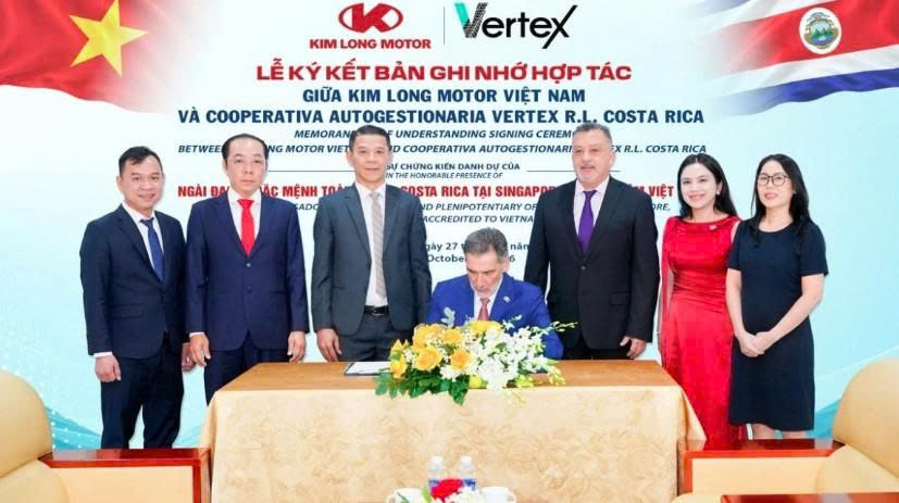 Kim Long Motor partners with Costa Rica's service cooperative to expand into Central America