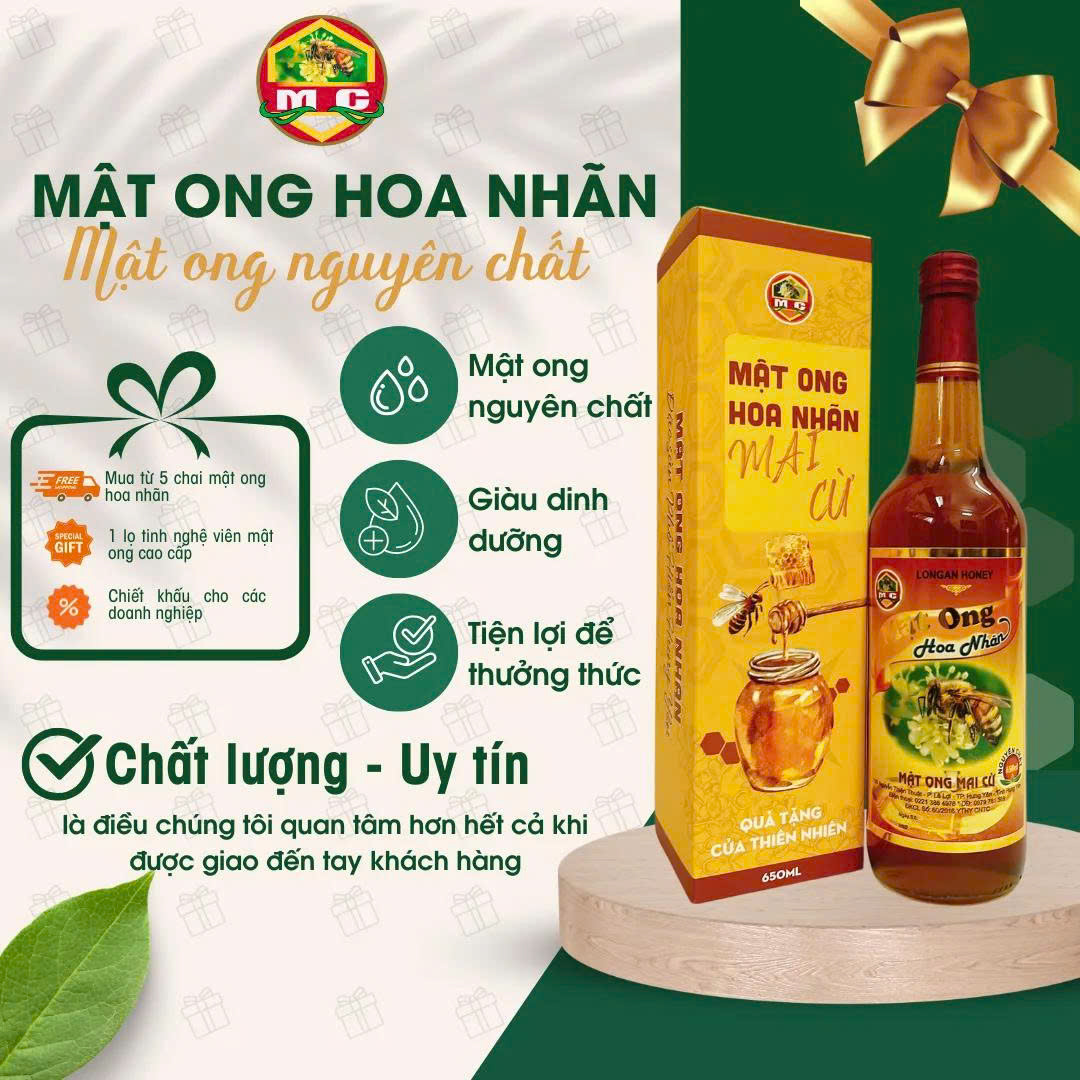 Hung Yen Longan Flower Honey - 650ml