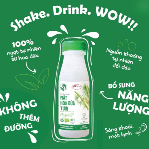 Sokfarm Organic Fresh Coconut Flower Nectar