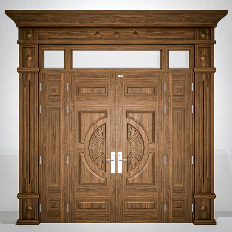 Double-leaf villa door