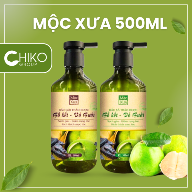 Moc Xua Locust & Pomelo Peel Shampoo and Conditioner Set