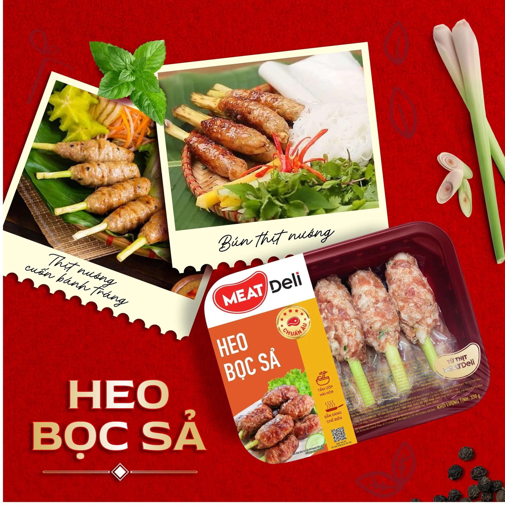 Heo bọc sả MeatDeli 400gr