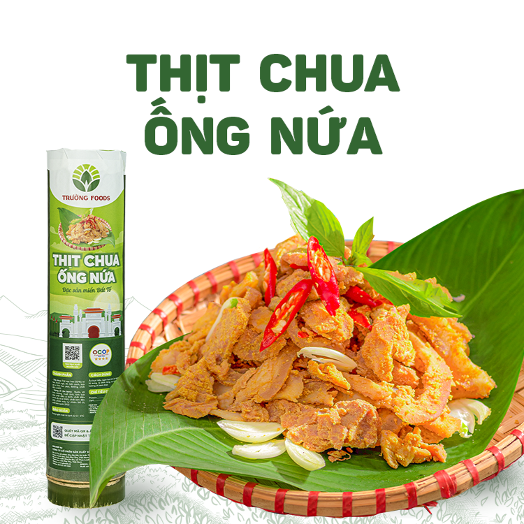 Bamboo Tubes Fermented Pork