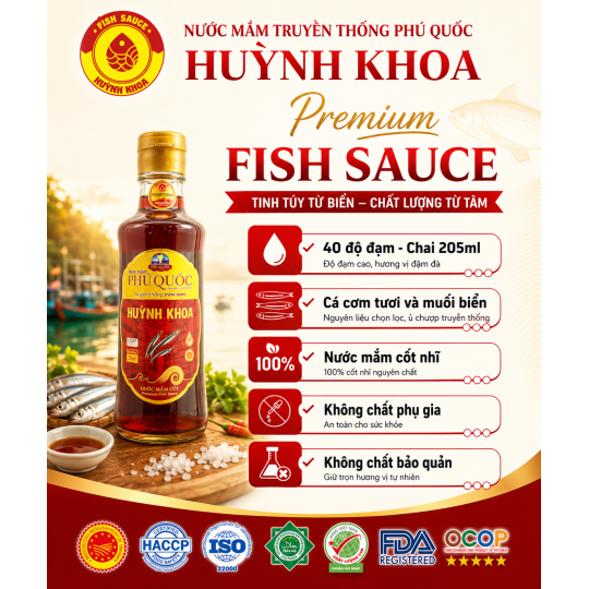 First-press traditional Fish Sauce (40°N)