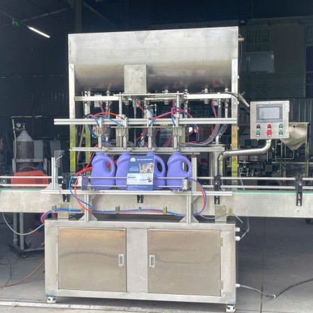 4-nozzle automatic filling machine