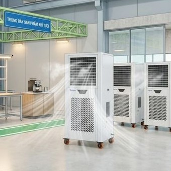 Portable industrial air conditioner