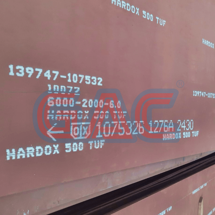 HARDOX 500 TUF steel