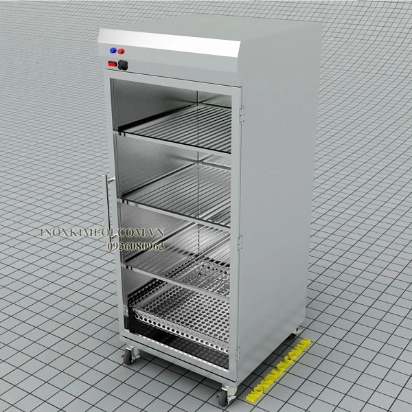 Single glass-door drying cabinet
